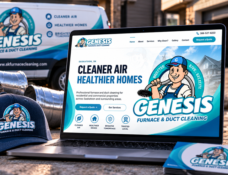 GENESIS FURNACE CLEANING project by YXE Web Studios